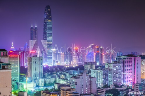 Picture of Shenzhen China Downtown Cityscape